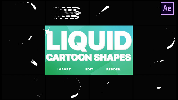 Cartoon Liquid Shapes - VideoHive 21834988