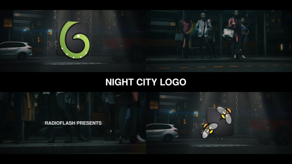 Night City Logo - VideoHive 23901156