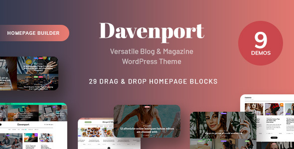 Davenport - Versatile - ThemeForest 23765523