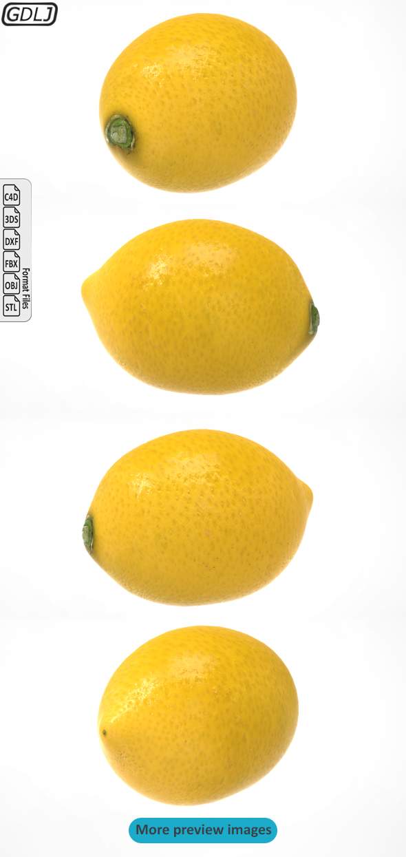 Lemon - Realistic - 3Docean 23901938