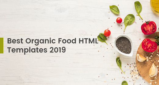 Best Organic Food HTML Templates 2019