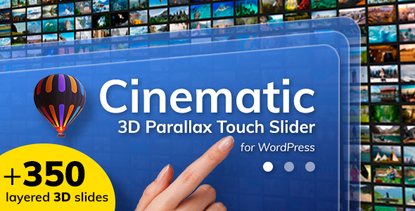 Cinematic 3D Parallax Touch Slider for WordPress v1.2