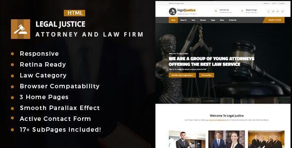 Legal Justice - ThemeForest 19204543
