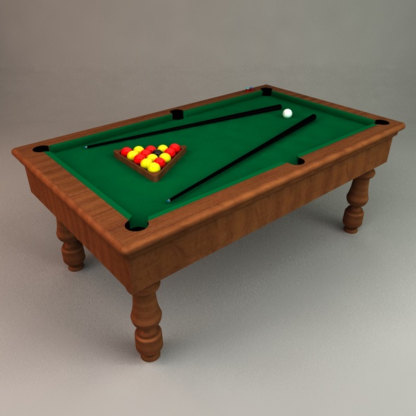 Pool Table - 3Docean 71245
