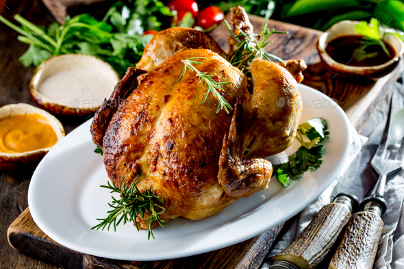 Graniteware Roast Chicken - The Month of French - The Good Plate