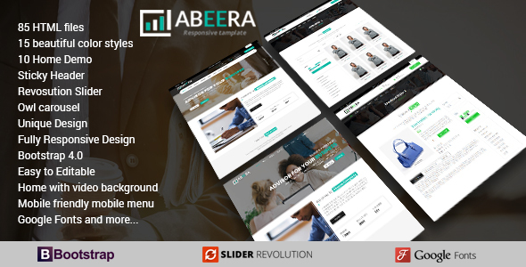 Abeera - HTML - ThemeForest 23438835