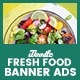C55 – Organic Fresh Food Banners GWD PSD