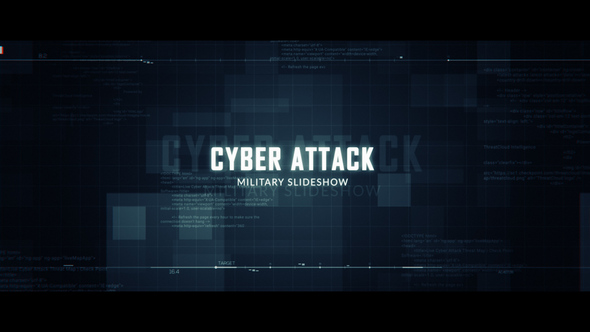 Cyber Attack Military Slideshow