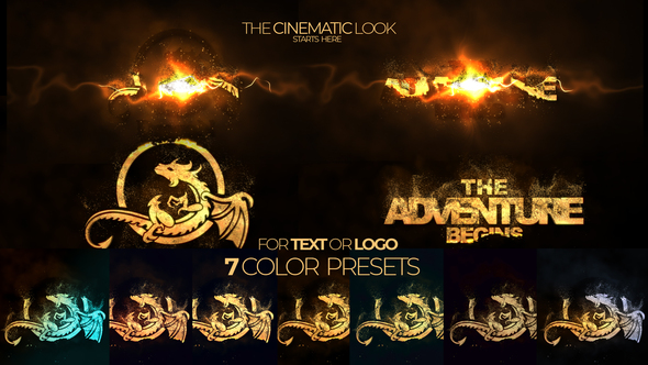 Double Particle Hit Logo Reveal Logo Stings template preview