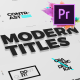 Just Type | Modern Titles For Premiere Pro MOGRT - VideoHive Item for Sale