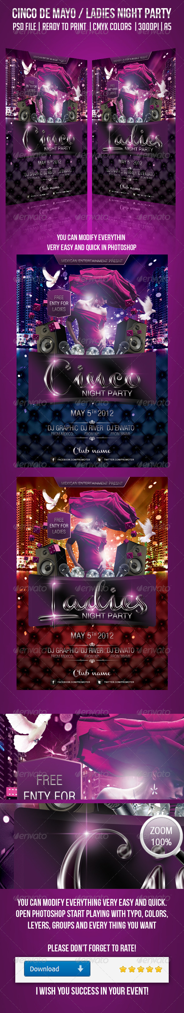 Cinco Night Party - Clubs & Parties Events