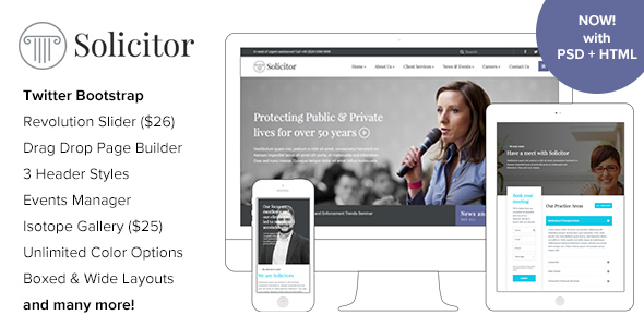 Solicitor - Law - ThemeForest 19601167