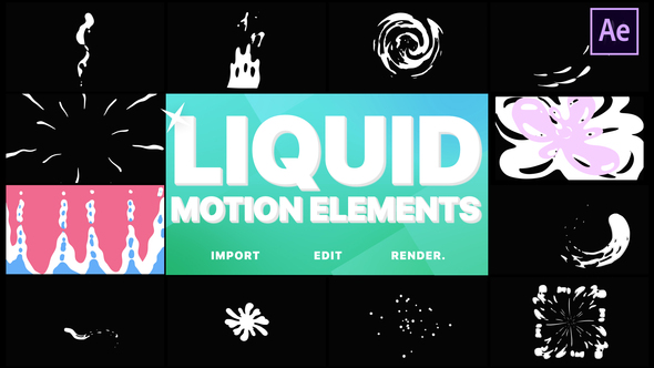 Liquid Motion Elements - VideoHive 21612734