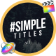 Simple Titles | Final Cut Pro - VideoHive Item for Sale