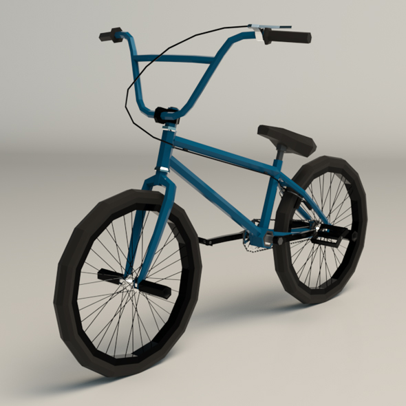 Low Poly BMX - 3Docean 23924659