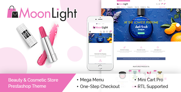 MoonLight – Modern Responsive PrestaShop 1.7 Cosmetics Theme