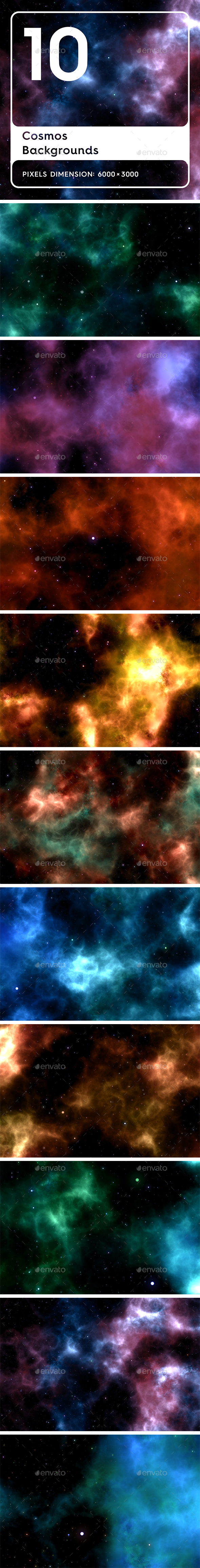 20 Cosmos Backgrounds - 3Docean 23926824
