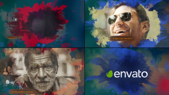 WatercolorInk Slideshow - VideoHive 23927533