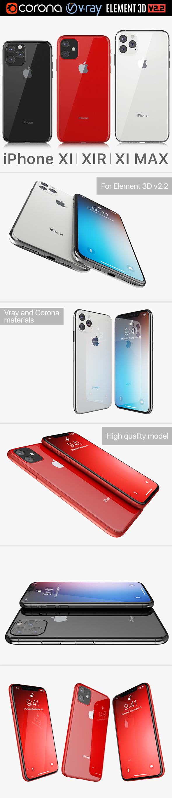 Apple iPhone XIXI - 3Docean 23928782