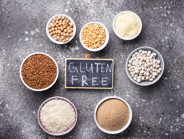 Set of gluten free products