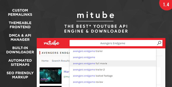 MiTube - The YouTube Autopilot Engine You Deserve!