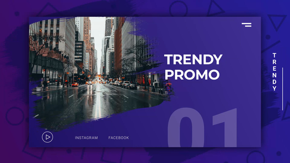 Trendy Modern Promo - VideoHive 23933540