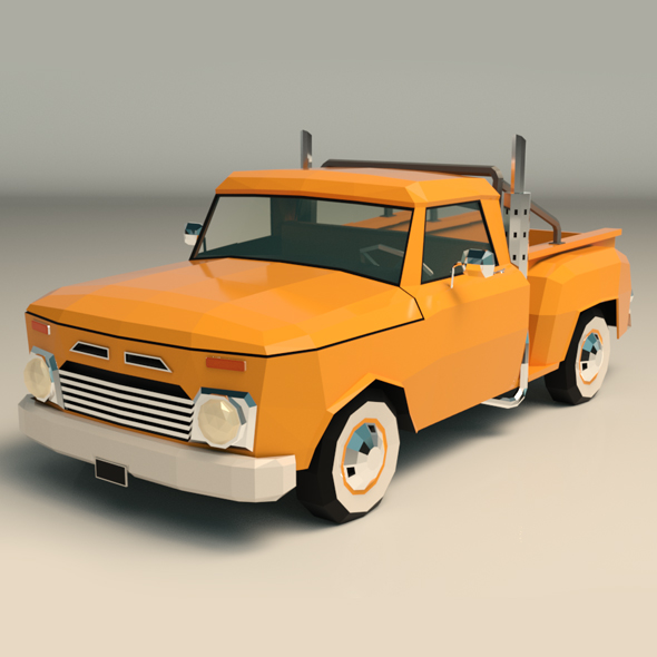 Low Poly Vintage - 3Docean 23938806