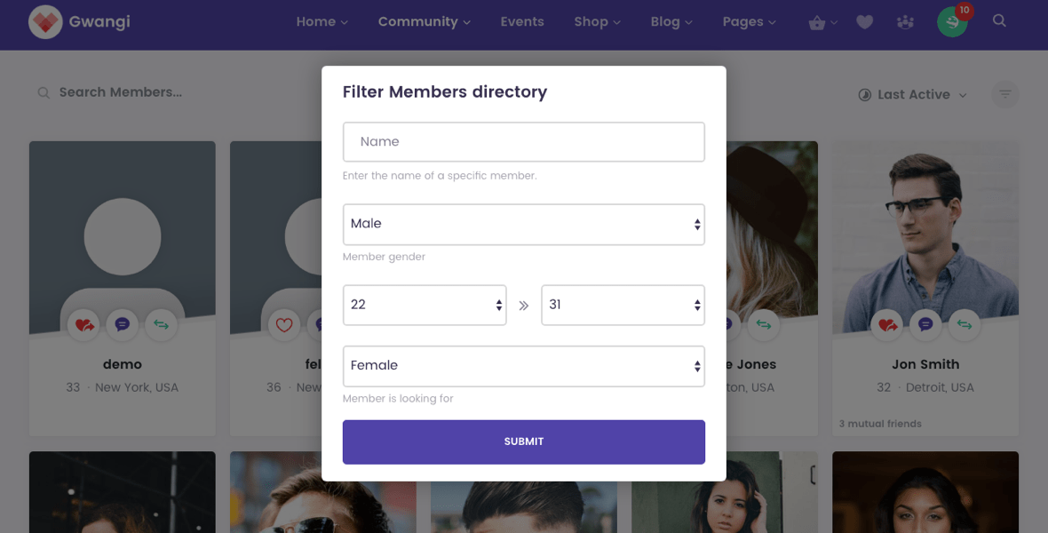 Community-Dating-Website