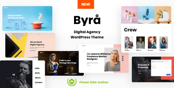 Byra – Personal Portfolio WordPress