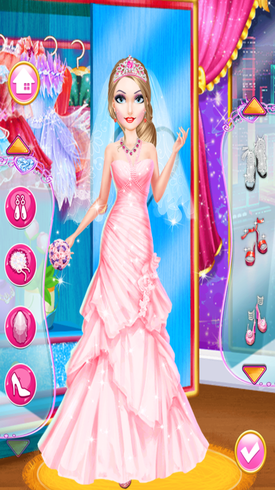Wedding Princess Salon Dress Up Game For Kids + Ready For Publish