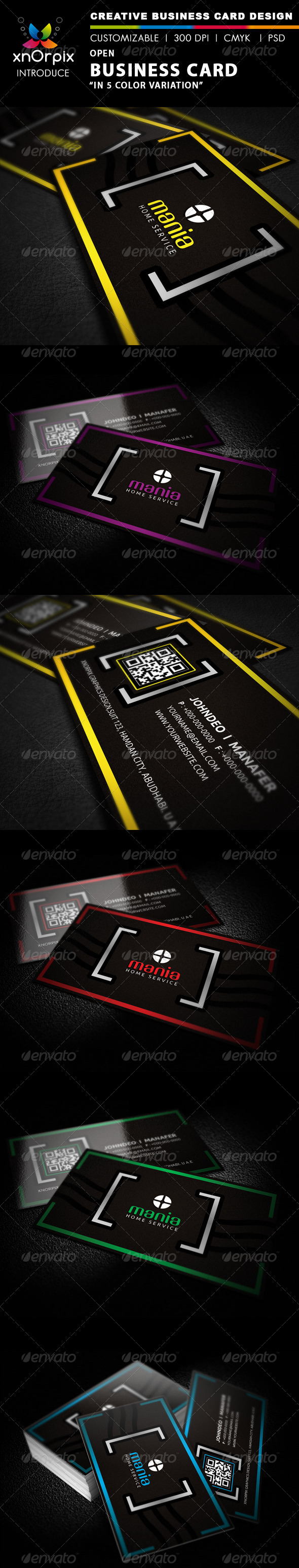Open Business Card
