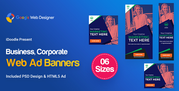 C64 - Business, Corporate Banners GWD & PSD