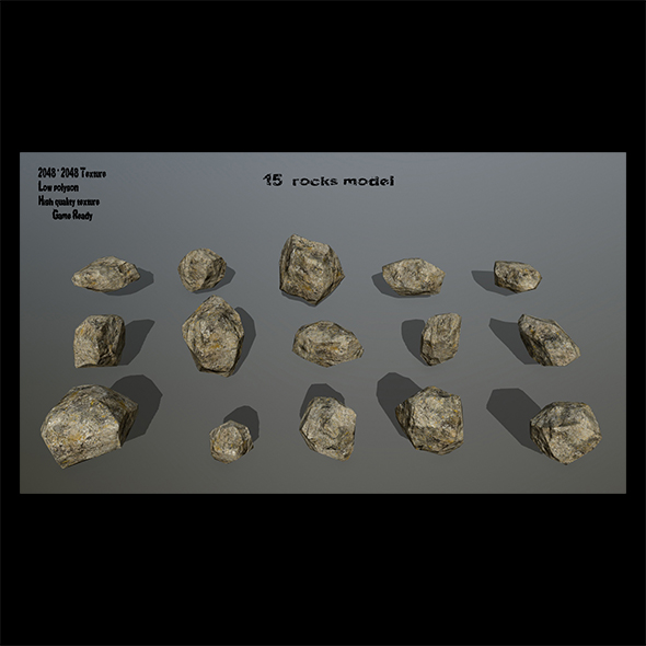 rocks - 3Docean 23959390