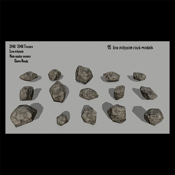 rocks - 3Docean 23959404