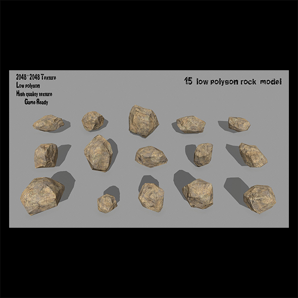 rocks - 3Docean 23959410