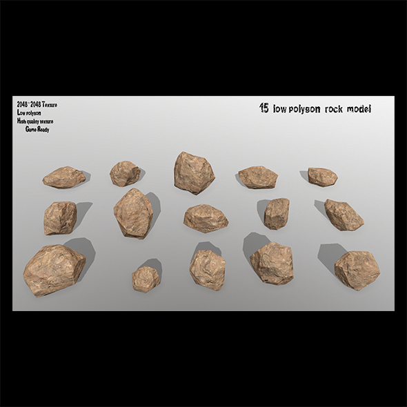 rocks - 3Docean 23959423