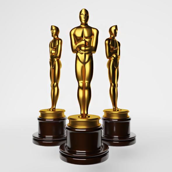 High-quality 3D model of the Oscar statuette by Vladyslav_98 | 3DOcean