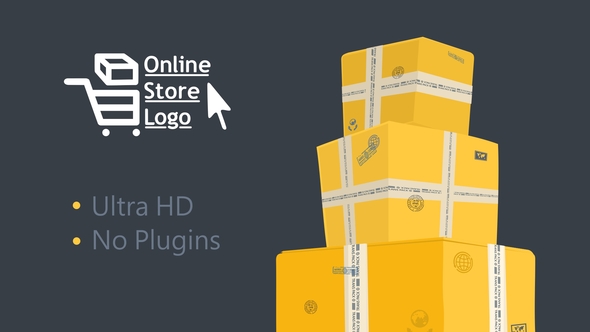 Online Store Logo - VideoHive 23960272