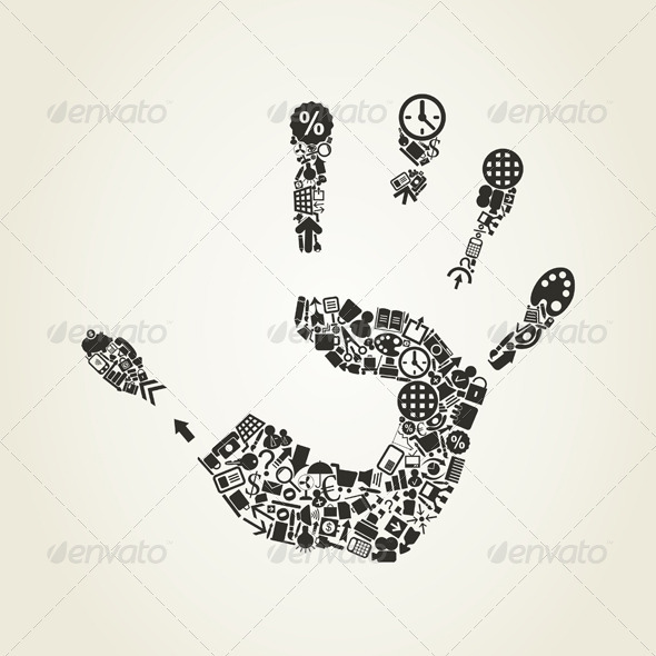 Hand office - People Characters