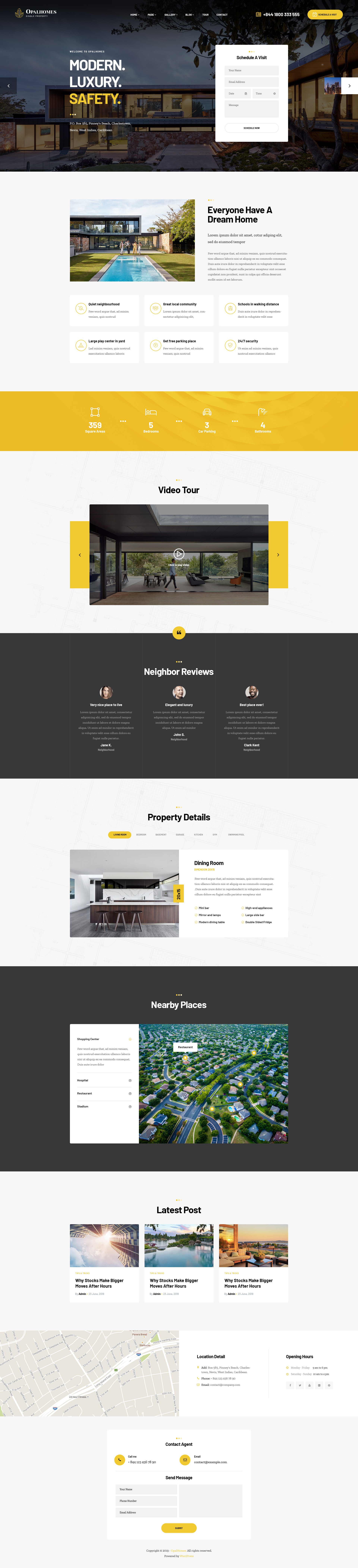 Opalhomes - Single Property WordPress Theme by Opal_WP | ThemeForest