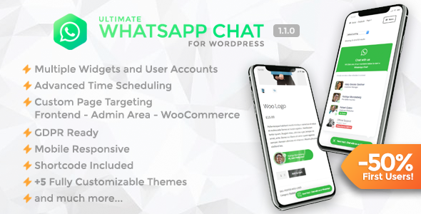 Ultimate WhatsApp Chat - WordPress WhatsApp Chat Support Plugin