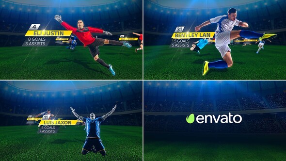 Soccer Players - VideoHive 23980906