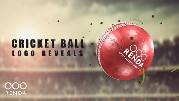 Cricket Ball Logo - VideoHive 23981814