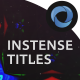 Intense Titles - VideoHive Item for Sale