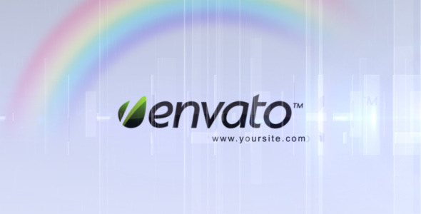 Elegant Rainbow Logo Reveal