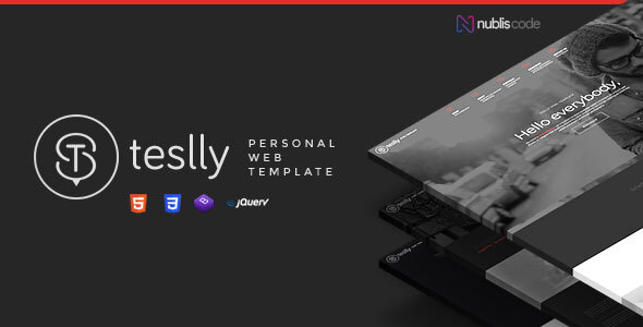 Teslly Personal Web - ThemeForest 23926869