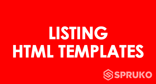 Listing Multipurpose HTML5 Templates