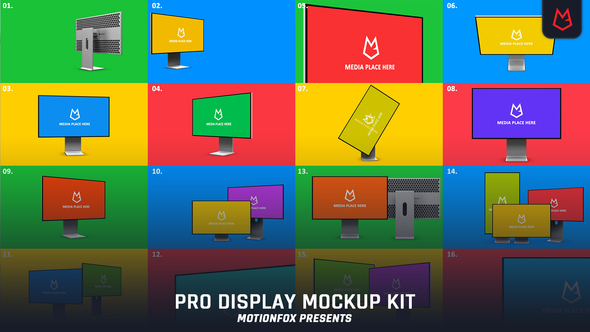 Pro Display Mockup Kit - Brand New Device