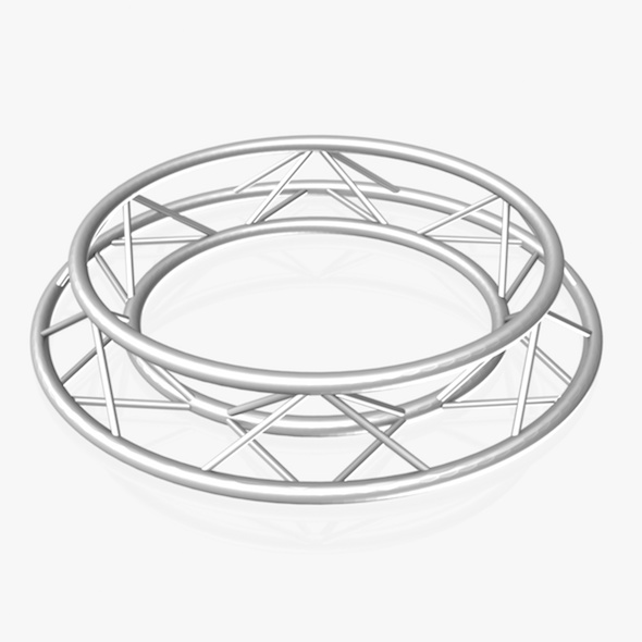 Circle Triangular Truss - 3Docean 23994607