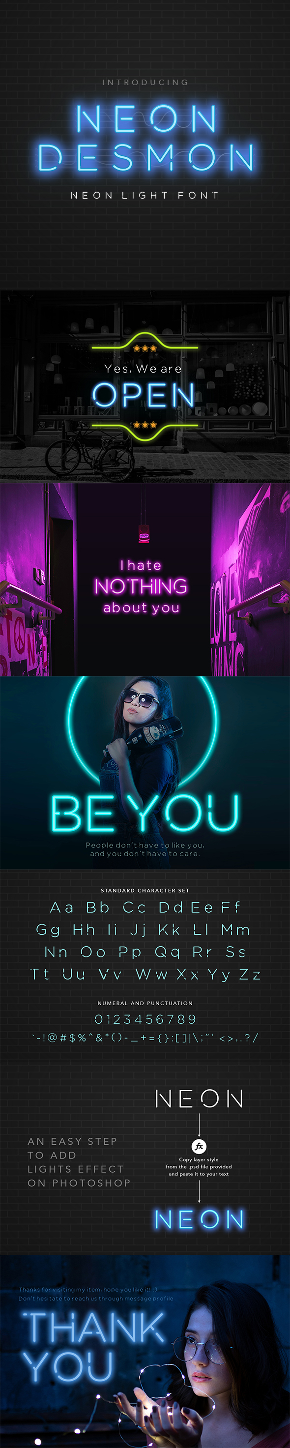 Neon Desmon Neon Light Font By Peterdraw Graphicriver